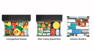 SpaceFlexx drawer organizer